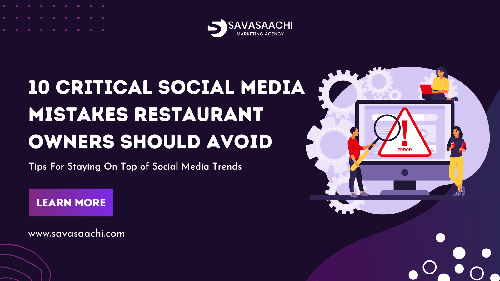 Social Media Mistakes- 10 Critical Social Media Mistakes Restaurant Owners Should Avoid